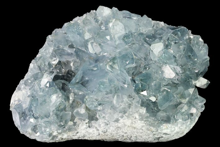 Sky Blue Celestine (Celestite) Crystal Cluster - Madagascar #158282